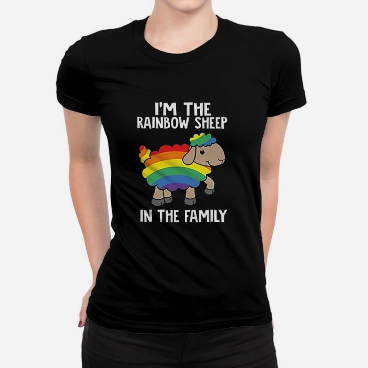 Im The Rainbow Sheep In The Family Lgbtq Pride Women T-shirt