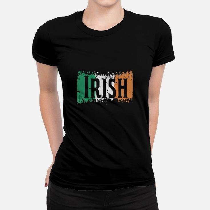 Irish Flag With Irish Women T-shirt