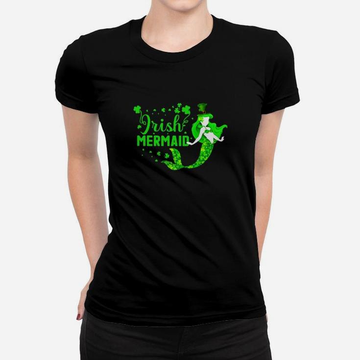 Irish Mermaid St Patrick's Day Women T-shirt