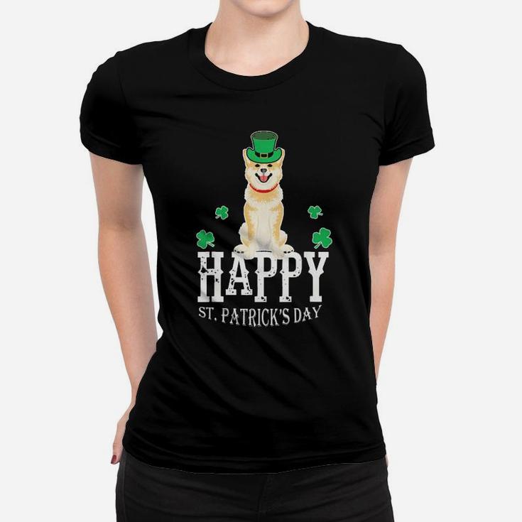 Irish Shiba Inu Happy St Patricks Day Men Women Gift Women T-shirt