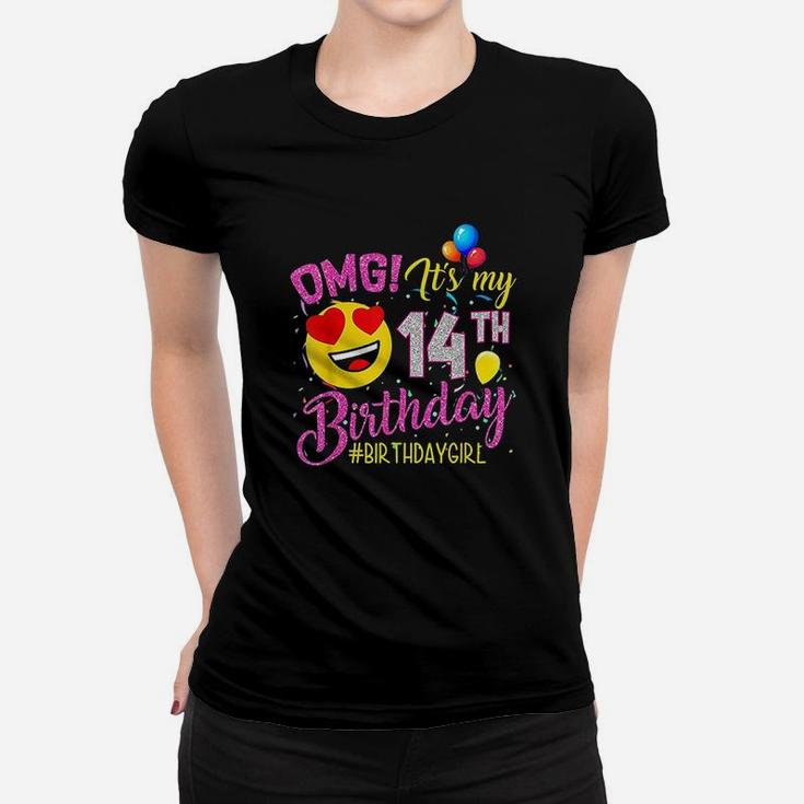 Its My 14Th Birthday Girl 14 Years Old Birthday Women T-shirt
