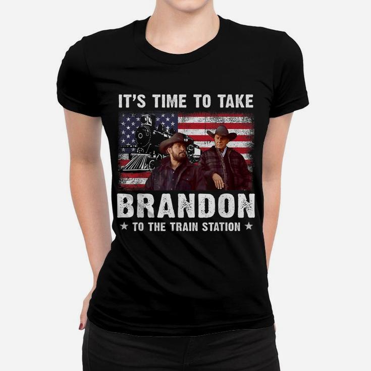 Its Time To Take Brandon To The Train Station Retro Vintage Women T-shirt