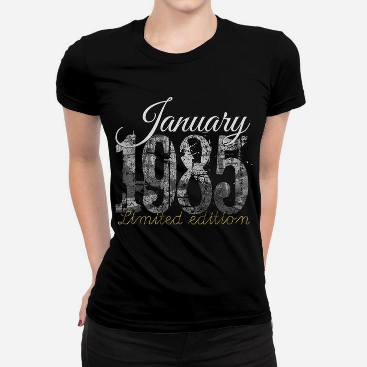 January 1985 Tee - 35 Year Old Shirt 1985 35Th Birthday Gift Women T-shirt