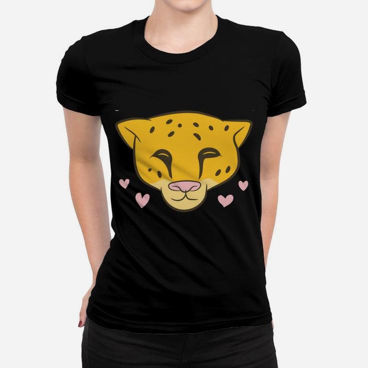 Just A Girl Who Loves Cheetahs Cute Cheetah Girl Women T-shirt
