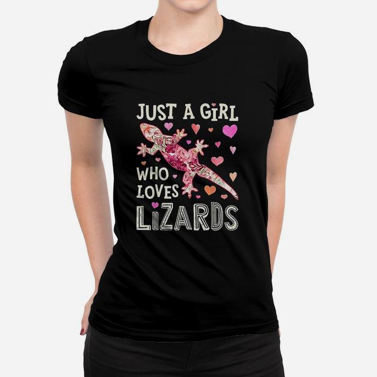 Just A Girl Who Loves Lizards Women T-shirt