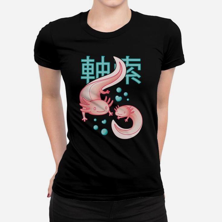 Kawaii Axolotls Japanese Aesthetic Harajuku Anime Axolotl Women T-shirt