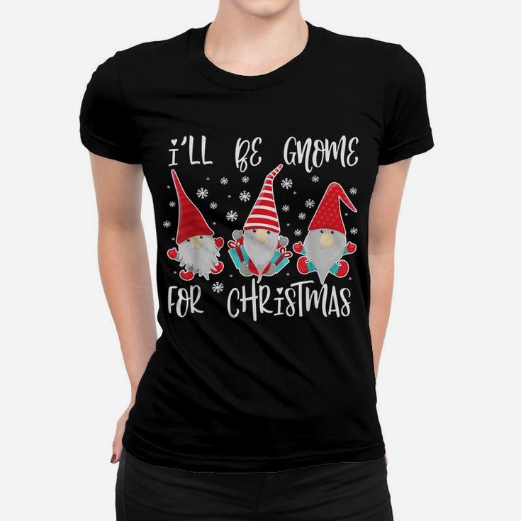 Kawaii Nordic Gnomes | I'll Be Gnome For Christmas Women T-shirt