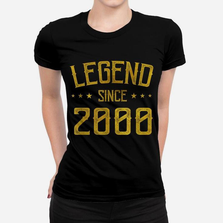 Legend Since 2000 Vintage 19 Yrs Old Bday 19Th Birthday Tee Women T-shirt