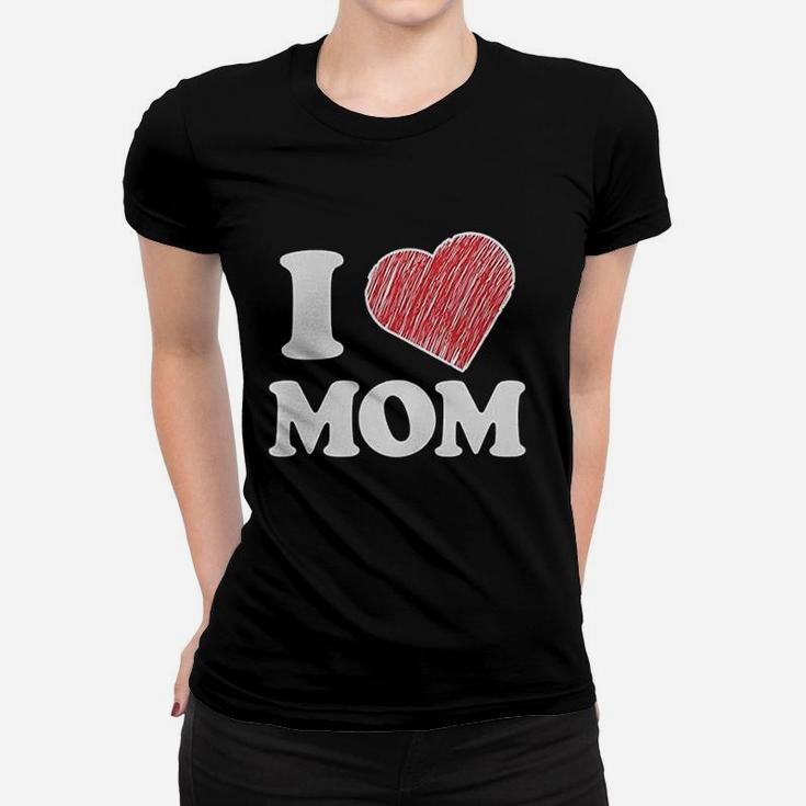 Little Boys I Love Mom Women T-shirt