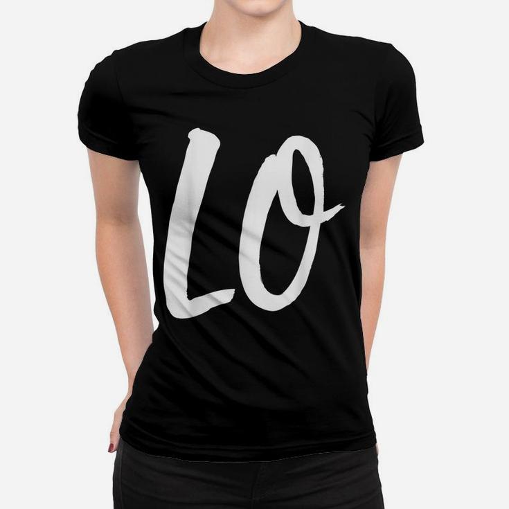 Lo Ve Love Matching Couple Husband Wife Valentine's Day Gift Women T-shirt