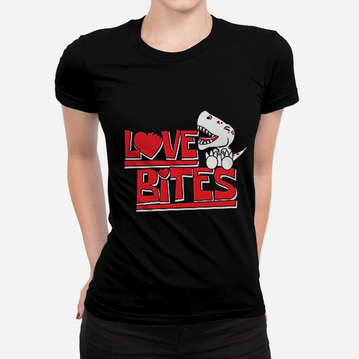 Love Bites Dinosaur Women T-shirt