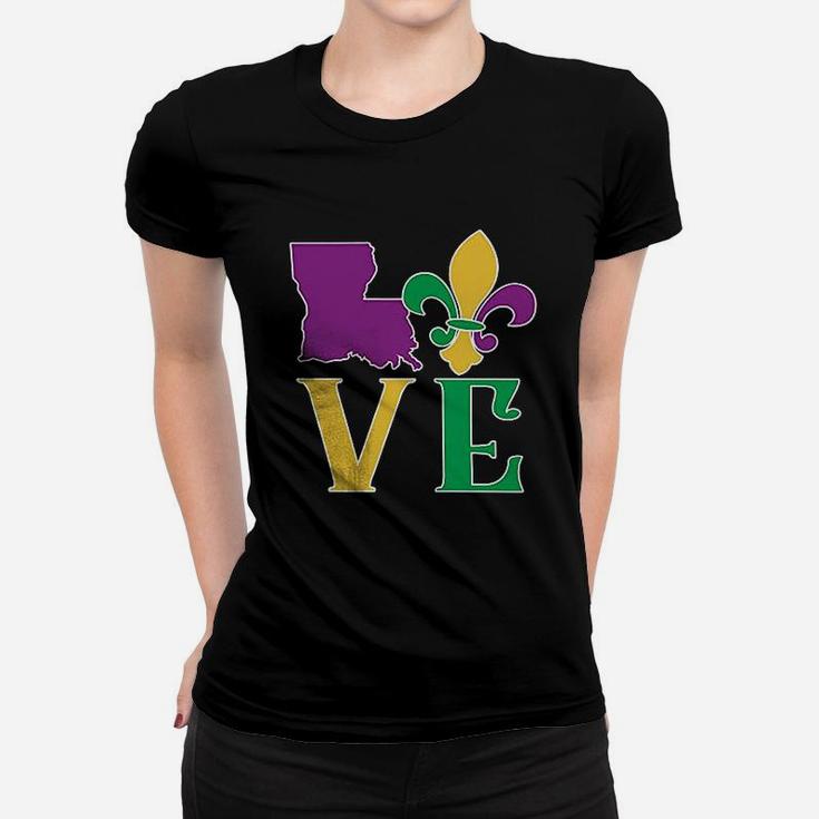 Love Louisiana Women T-shirt