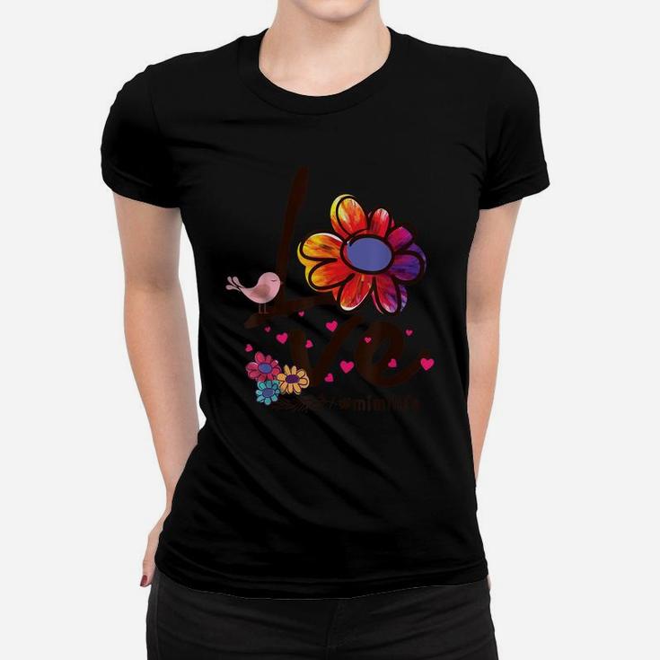 Love Mimi Life Daisy Flower Cute Mother's Day Gift Grandma Women T-shirt