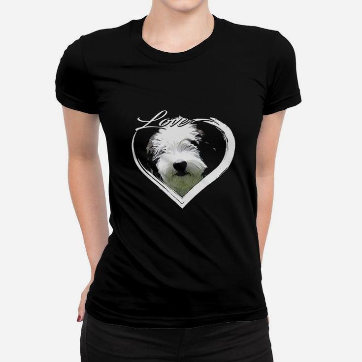 Love Sheepadoodle Old English Sheepdog  Poodle Lover Gift Women T-shirt