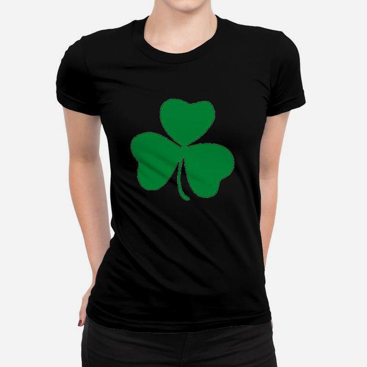 Lucky Irish Shamrock Clover Baseball St Patricks Day Raglan Women T-shirt