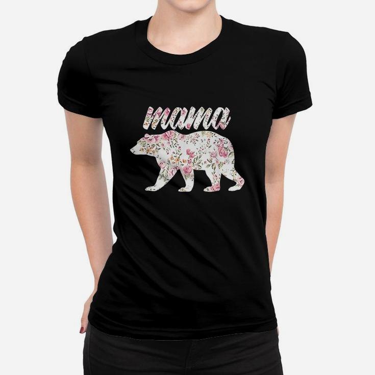 Mama Bear Floral Women T-shirt