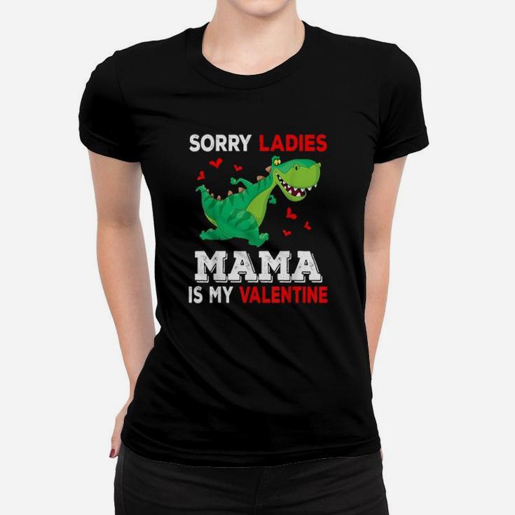 Mama Is My Valentine Women T-shirt