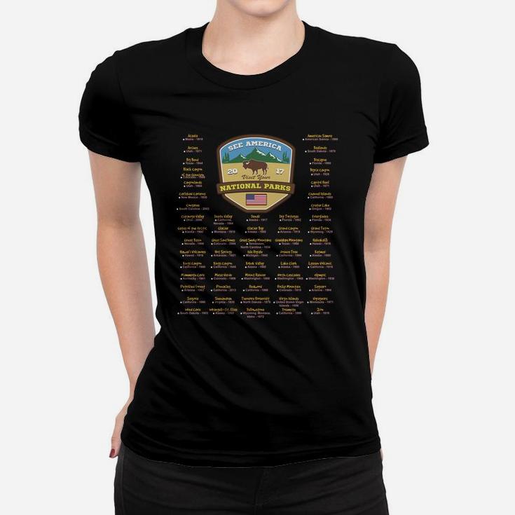 Mark Your Parks - 59 National Parks Women T-shirt