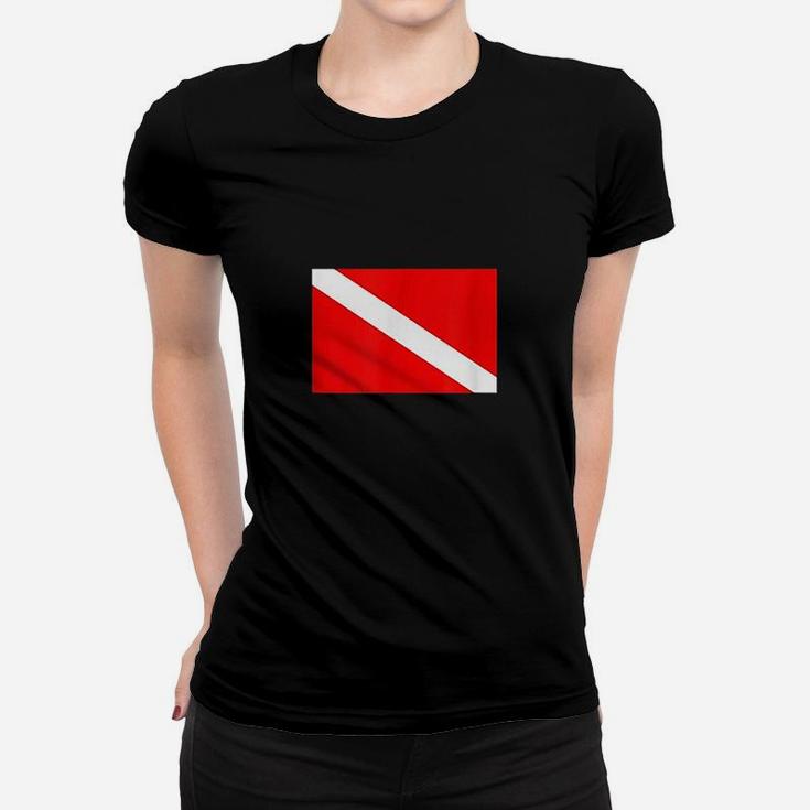 Master Diver Scuba Diving Flag Women T-shirt
