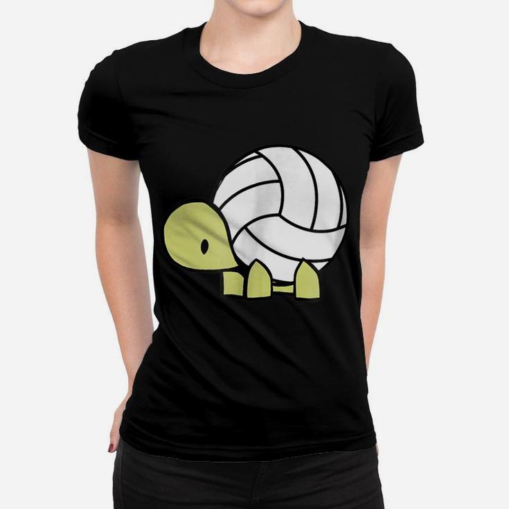 Max Turtle Loves Volleyball T-Shirt Volley Ball Turtles Team Women T-shirt