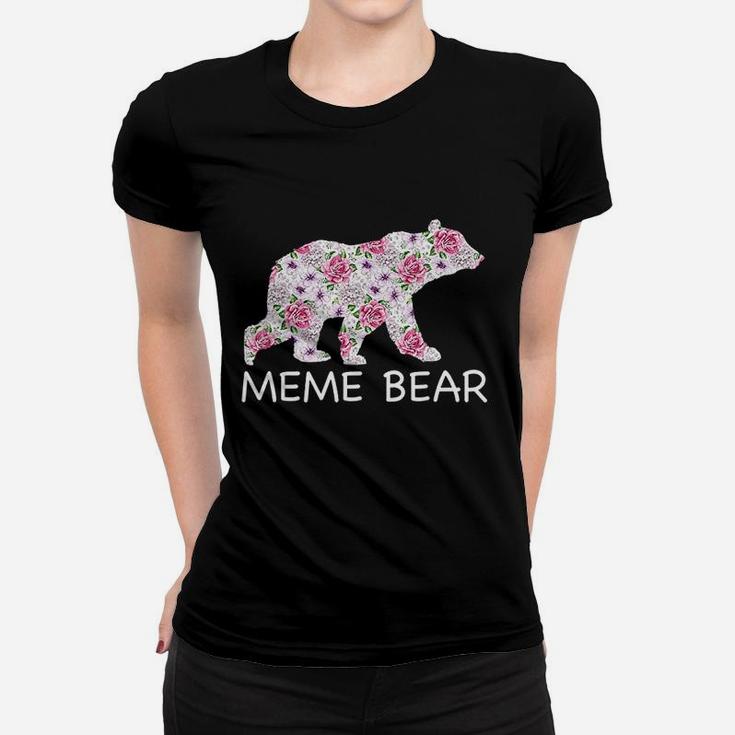 Meme Bear Mothers Day Mama Mom Mommy Grandma Women T-shirt