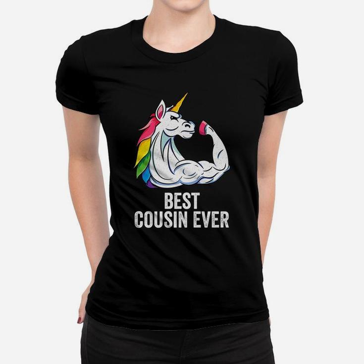 Mens Cute Unicorn Best Cousin Ever Apparel, Cousincorn Women T-shirt