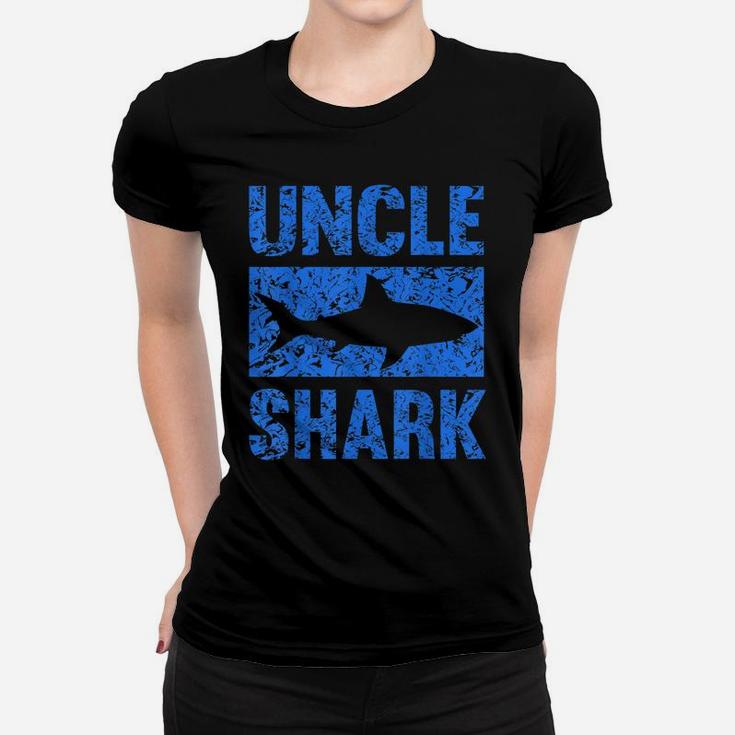 Mens Uncle Shark - Birthday Gift Shirt For Shark Lovers Women T-shirt