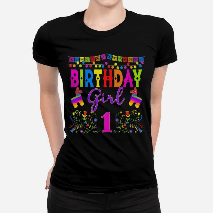 Mexican Birthday Party Matching Family Group 1St 3Rd Fiesta Women T-shirt