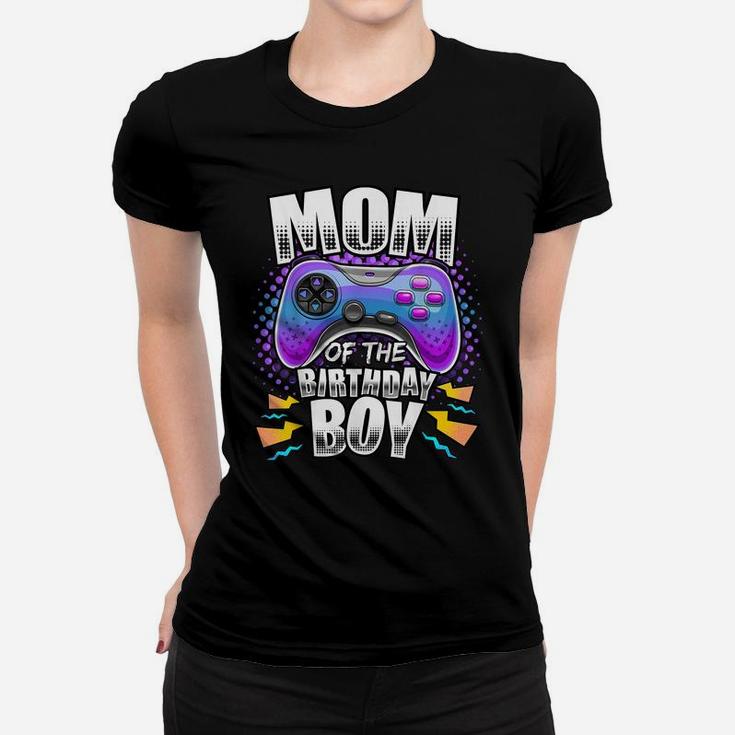 Mom Of The Birthday Boy Matching Video Gamer Birthday Party Women T-shirt