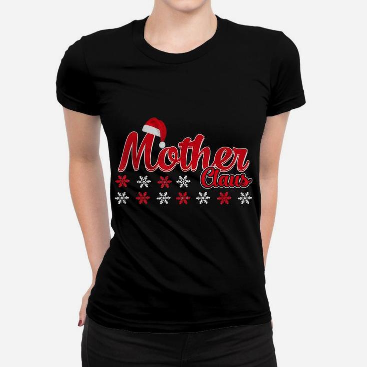 Mother Claus Matching Family Christmas Pajamas Gifts Women T-shirt