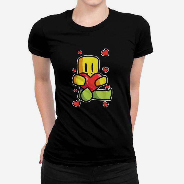 Mothers Day Valentines Noob With Hearts From Women T-shirt