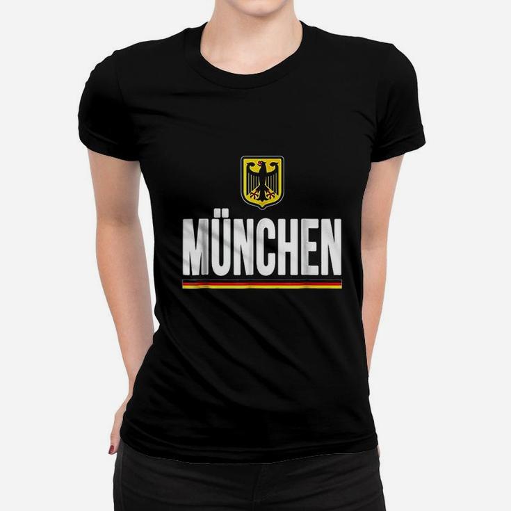 Munchen Germany German Flag Munich Tourist Women T-shirt