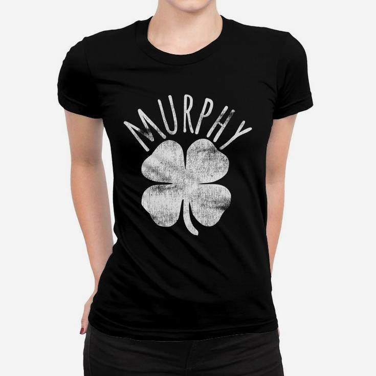 Murphy Irish Clover St Patrick's Day Matching Family Gift Women T-shirt