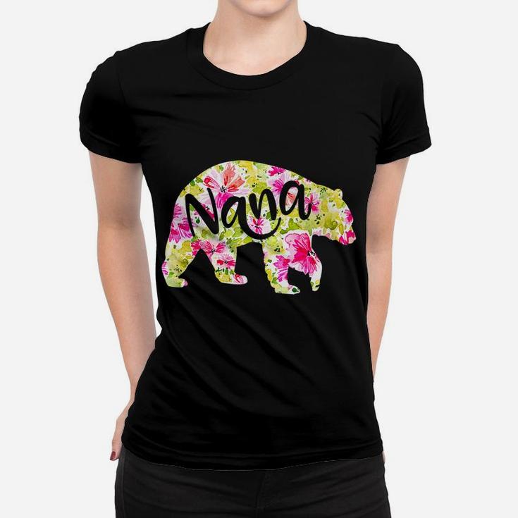 Nana Bear Gift For Women Grandma Christmas Mother's Day Women T-shirt