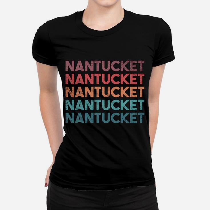 Nantucket Vintage Style Retro Color Women T-shirt