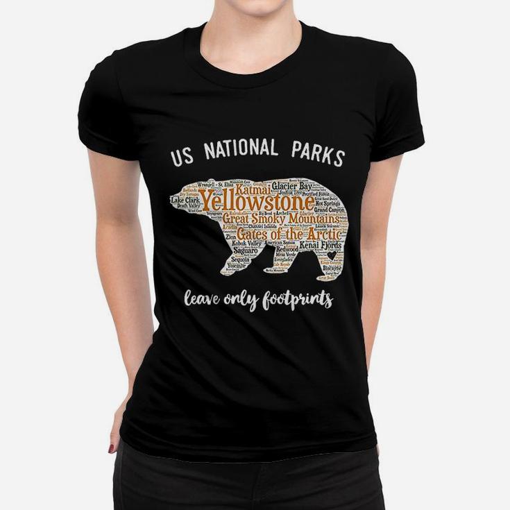 National Park  Listing All National Parks Women T-shirt
