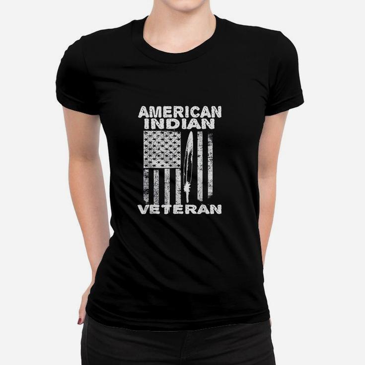 Native American Veteran Women T-shirt