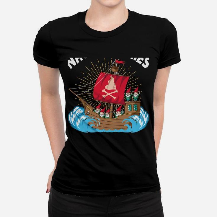 Nauti Gnomies Sailing Nordic Pirate Gnomes Sweatshirt Women T-shirt