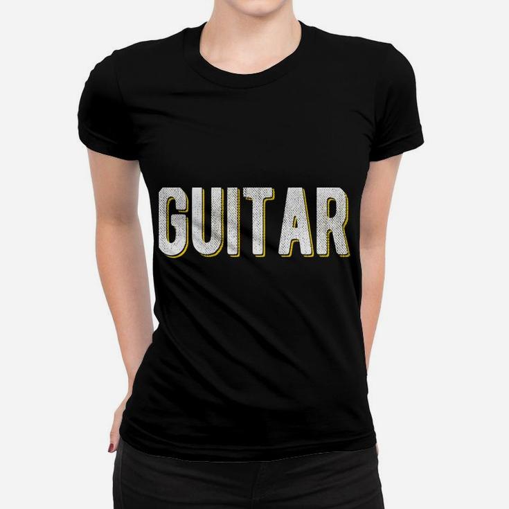 Never Underestimate An Old Man With A Guitar Women T-shirt