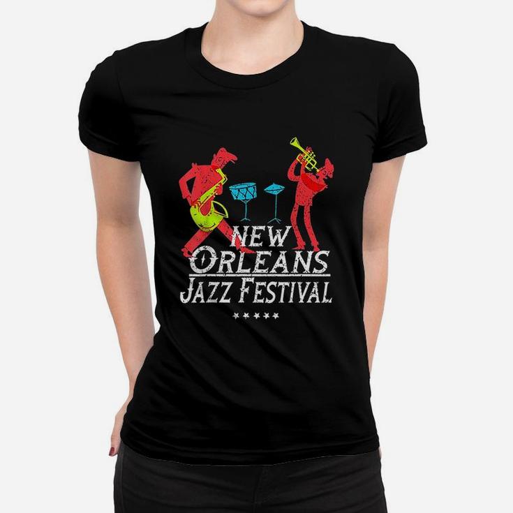 New Orleans Festival Of Jazz Music Women T-shirt