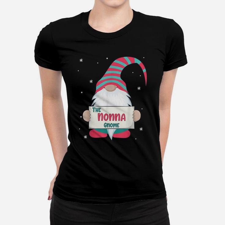 Nonna Gnome Family Matching Christmas Cute Gift Pajama Women T-shirt