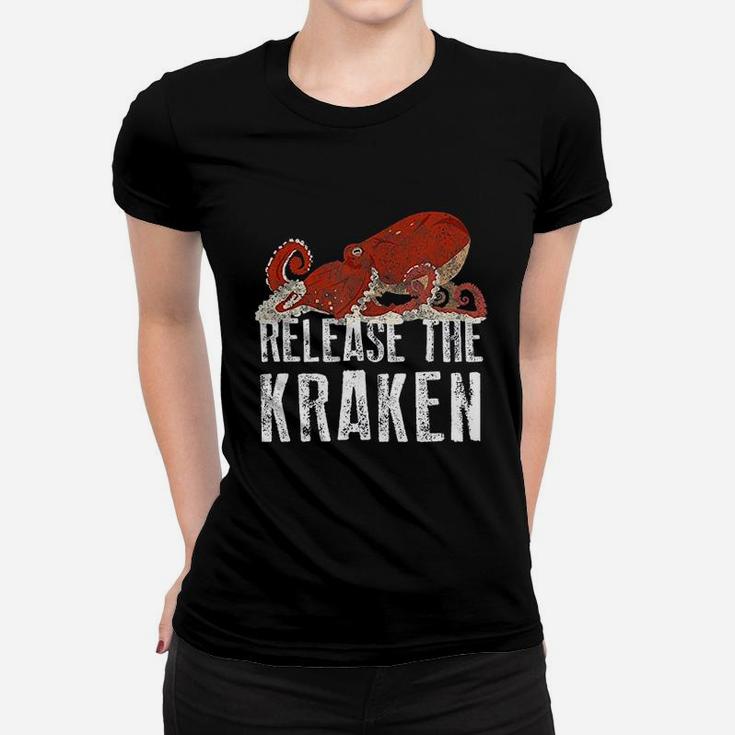 Octopus Release The Kraken Women T-shirt