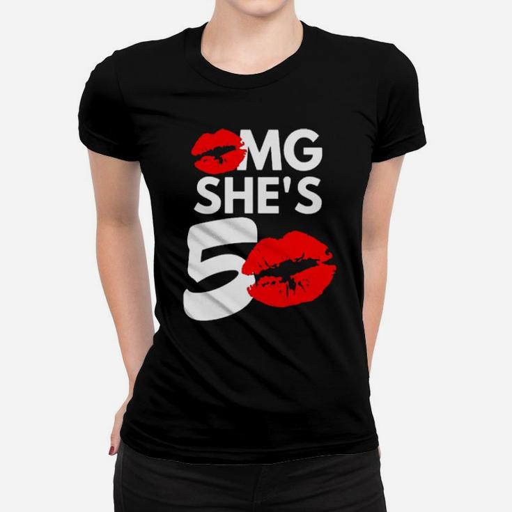 Omg She Is 50 Women T-shirt