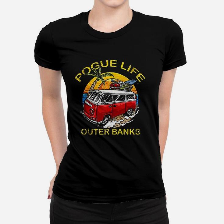 Outer Banks Pogue Life Outer Banks Surf Van Obx Fun Beach Women T-shirt
