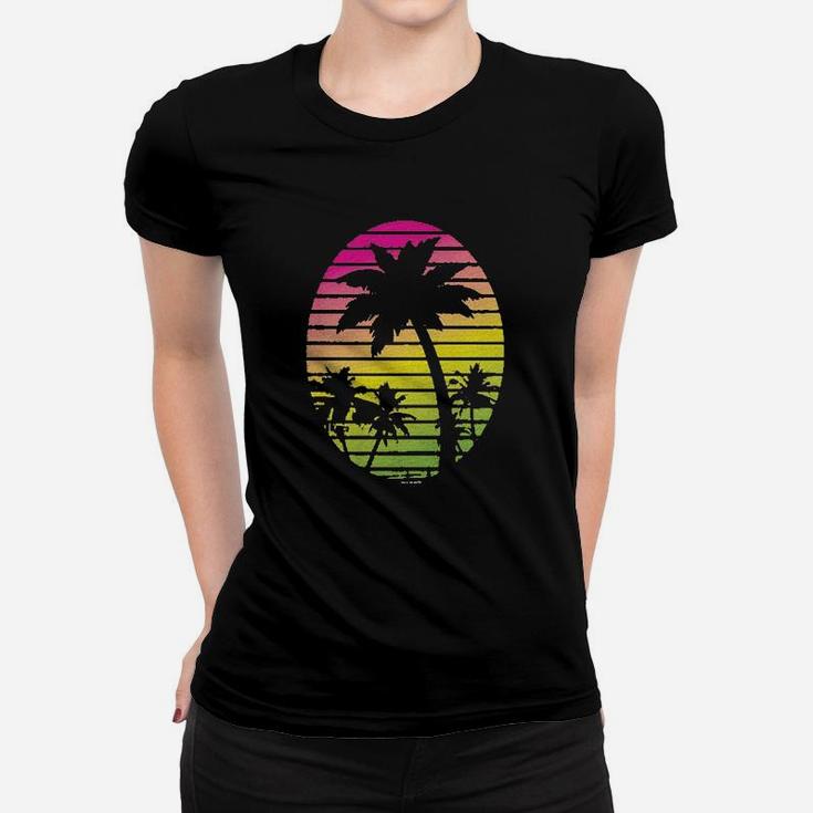 Palm Tree Scene Women T-shirt