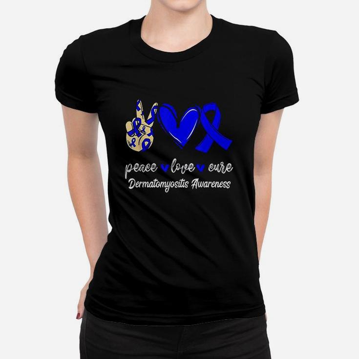 Peace Love Hope Blue Ribbon Women T-shirt
