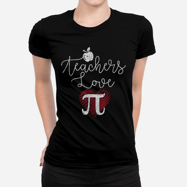 Pi Day Shirt Teachers Love Pi Math Gift Womens Mens Grunge Women T-shirt