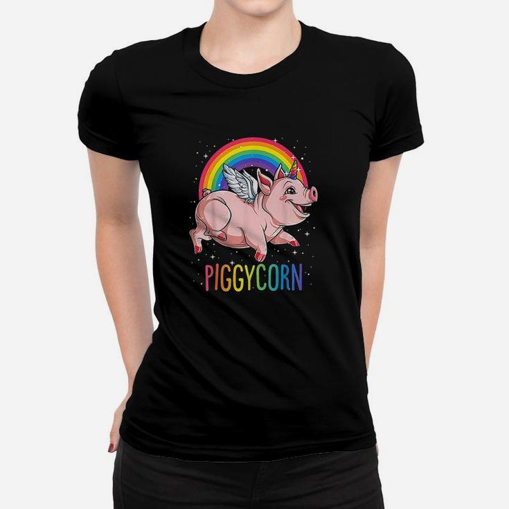 Piggycorn Pig Unicorn Lover Girls Women T-shirt