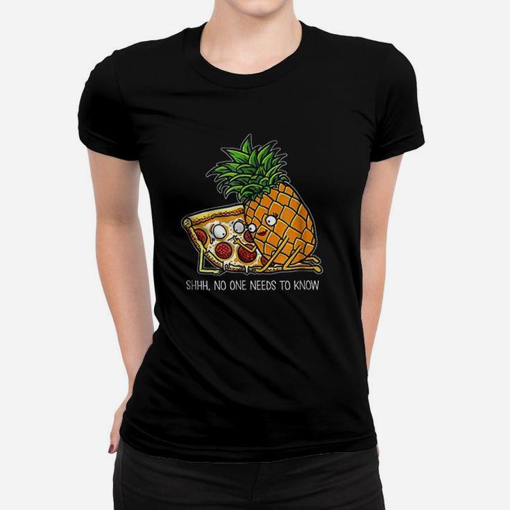 Pineapple Pizza  Funny Pepperoni Pizzas Women T-shirt