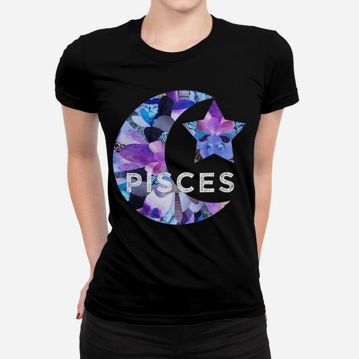 Pisces Gifts Zodiac Birthday Astrology Star Moon Sun Sign Women T-shirt